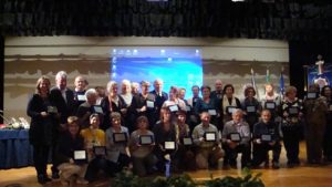 I rappresentanti dei CAV e dei MPV premiati